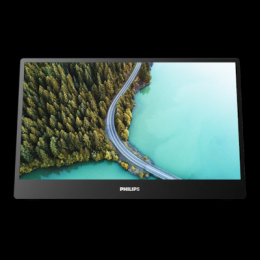 Philips tragbarer FHD USB-C Monitor 16B1P3302 B-Ware (1920x1080, USB-C Anschluss, Mehrwinkel Standfuss) schwarz