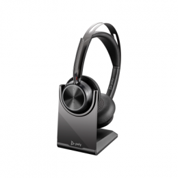 Poly Voyager Focus 2 UC Headset +USB-A to USB-C Kabel +Ladestation