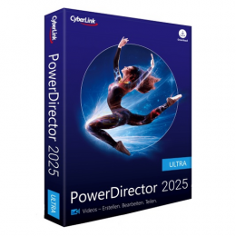 PowerDirector 2025 Ultra Dauerlizenz PKC   1 PC  (Code in a Box)