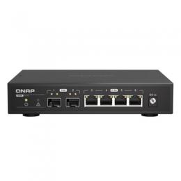 QNAP QSW-2104-2S 6-Port Unmanaged Switch [2x 10GbE SFP+, 4x 2.5GbE, Lüfterlos]