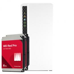 QNAP TS-233 12TB WD Red Pro HDD NAS-Bundle NAS inkl. 2x 6TB WD Red Pro HDD 3.5 Zoll SATA