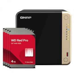 QNAP TS-464-8G 16TB WD Red Pro HDD NAS-Bundle NAS inkl. 4x 4TB WD Red Pro HDD 3.5 Zoll SATA