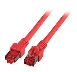 RJ45 Patchkabel S/FTP, Cat.6, LSZH, 40m,  rot