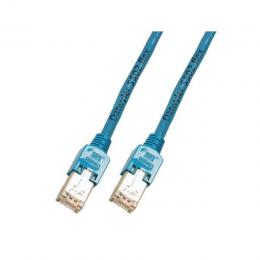 RJ45 Patchkabel S/UTP, Cat.5e, TM11, Dtwyler CU 5502 PVC, 0,15m, blau