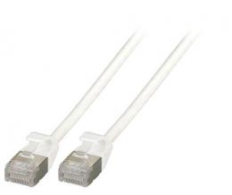 RJ45 Patchkabel U/FTP, Cat.6A, Rohkabel , TPE 4,0mm ultraflex, 1,5m, wei