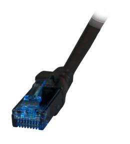 RJ45 Patchkabel U/UTP, Cat.6A, LSZH, Premium, 500MHz, 3m, schwarz