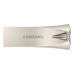 Samsung BAR Plus (2020) Typ-A 128GB USB-Stick Silber Ohne Schutzkappe, bis zu 400 MB/s, USB 3.2 Gen 1x1 (5 Gbit/s)