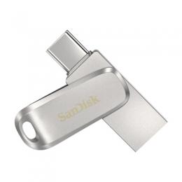 SanDisk Ultra Dual Luxe Typ-A/Typ-C 256GB USB-Stick Swivel, bis zu 150 MB/s, USB 3.2 Gen 1x1 (5 Gbit/s)