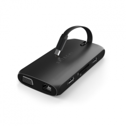 Satechi USB-C On-the-Go Multiport Adapter Black