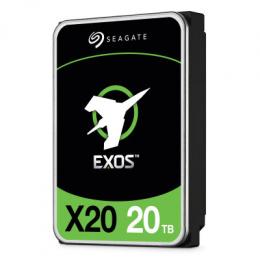 Seagate Exos X20 20TB 3.5 Zoll SATA 6Gb/s CMR Interne Enterprise Festplatte mit FastFormat (512e/4Kn)