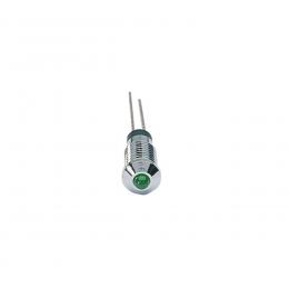 Signal-Construct LED SMQS062 mit Fassung, 3 mm, grün, 20 mcd