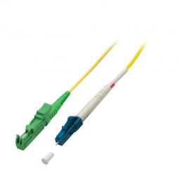 Simplex LWL Patchkabel E2000/APC-LC G657A,  3m 3,0mm Gelb 9/125m