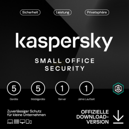 Small Office Security (2024)  ESD   1 Jahr (1 Server,  5 Desktop,  5 Mobile)