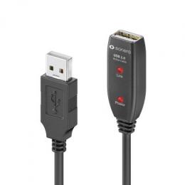 sonero USB 2.0 Aktive Verlängerung A-Stecker auf A-Buchse schwarz - 10,00m