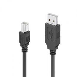 sonero USB 2.0 Kabel A-Stecker auf B-Stecker - schwarz - 1,00m