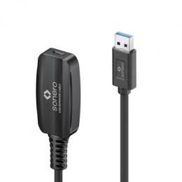 sonero USB 3.2 Gen1x1 Aktive Verlängerung - A/C schwarz - 5,00m