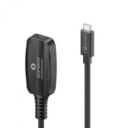 sonero USB 3.2 Gen1x1 Aktive Verlängerung - C/C schwarz - 5,00m