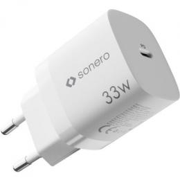 sonero USB-C GaN Ladegerät - 1 Port - 33W PD - weiß