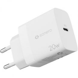 sonero USB-C Ladegerät - 1 Port - 20W PD - weiß