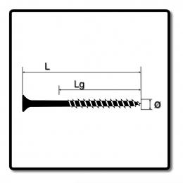 SPAX Universalschraube 4,0 x 30 mm 1000 Stk. TORX T-STAR plus T20 WIROX Senkkopf Teilgewinde 4Cut-Spitze 0191010400305