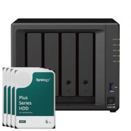 Synology DS923+ 24TB Synology Plus HDD NAS-Bundle NAS inkl. 4x 6TB Synology Plus HDD 3.5 Zoll SATA