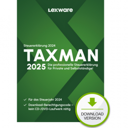 TAXMAN 2025  ESD    (Steuerjahr 2024) (Download)