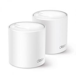 TP-Link Deco X50 WiFi 6 Mesh System, 2er Set AX3000 Dual-Band, 3x Gb LAN/WAN (pro Einheit)