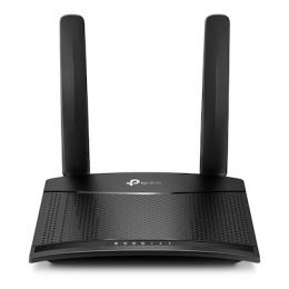 TP-Link TL-MR100 4G LTE WLAN Router N300 Single-Band, LTE Cat4 bis zu 150 Mbit/s, 4x LAN