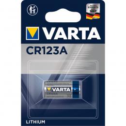 VARTA Lithium Batterie CR123A, 1600 mAh, 3 V
