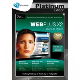 WebPlus X2: Website Maker Vollversion DVD-Box Platinum Edition  