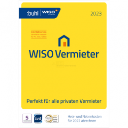 WISO Vermieter 2023 Vollversion ESD   1 PC  (Abrechnungsjahr 2022) (Download)