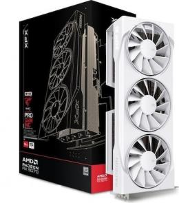 XFX Radeon RX 9070 SWIFT Triple-Fan Gaming 16GB OC White - 16GB GDDR6, 1x HDMI, 3x DP