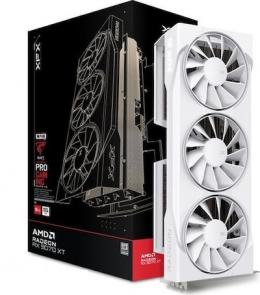 XFX Radeon RX 9070XT SWIFT Gaming 16GB White - 16GB GDDR6, 1x HDMI, 3x DP