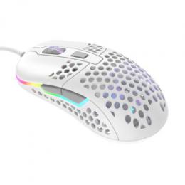 XTRFY M42 Gaming Maus - Beidhändig, Optisch, USB Typ-A 16000 DPI, Weiß