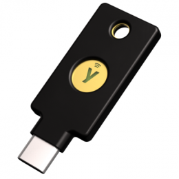 Yubico Security Key C NFC - U2F und FIDO2 USB-Sicherheitsschlüssel mit USB-C-Anschluss, NFC-Funktion