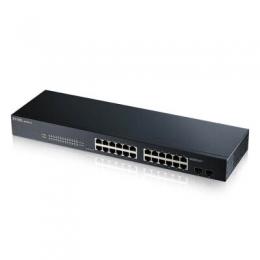 Zyxel GS1900-24 V2 Smart Managed Switch 24x Gigabit Ethernet, Layer 2, Rackmount, Lüfterlos